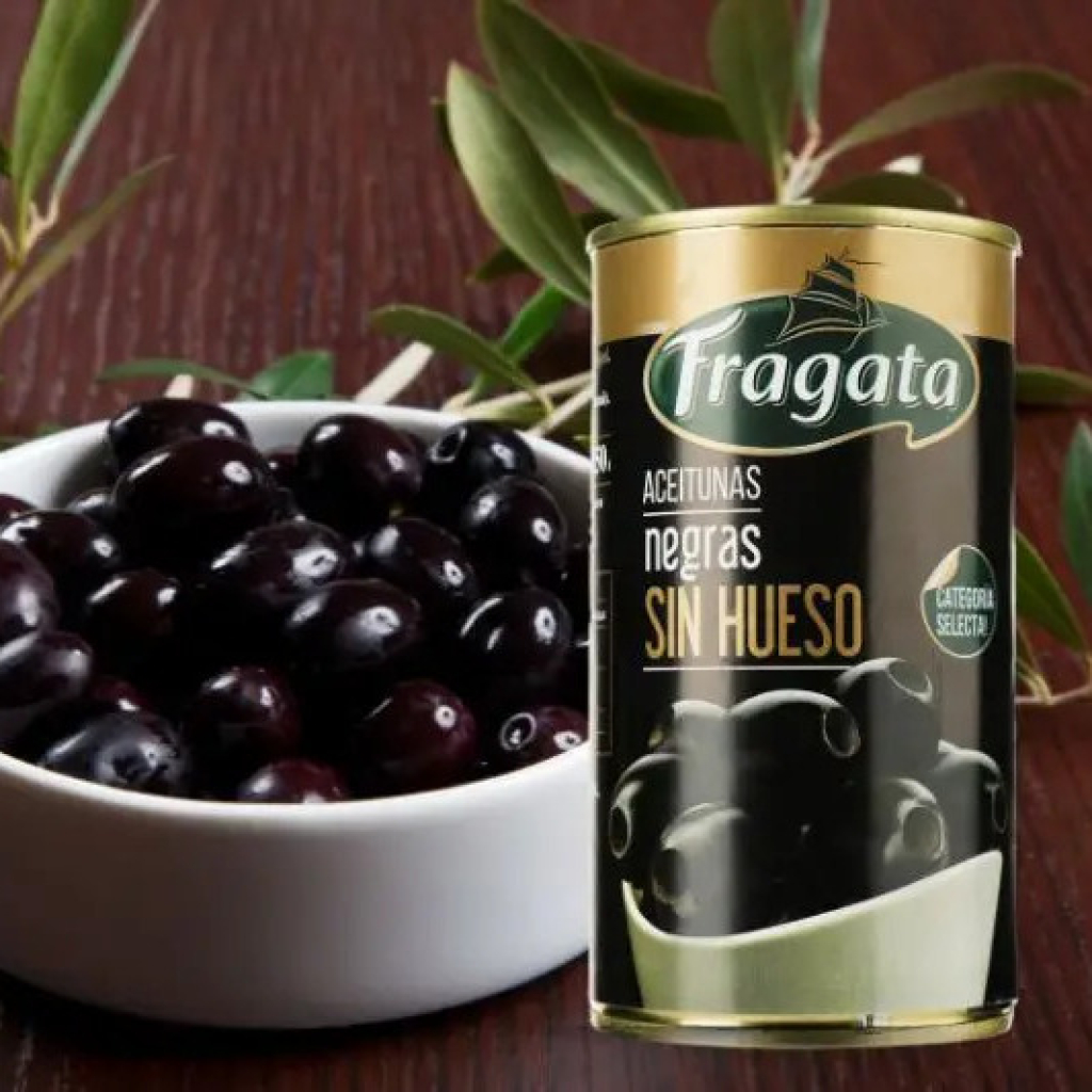 Quả ô liu đen tách hạt Fragata 350g