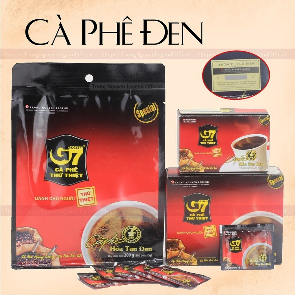 Cà phê hòa tan đen G7 30g