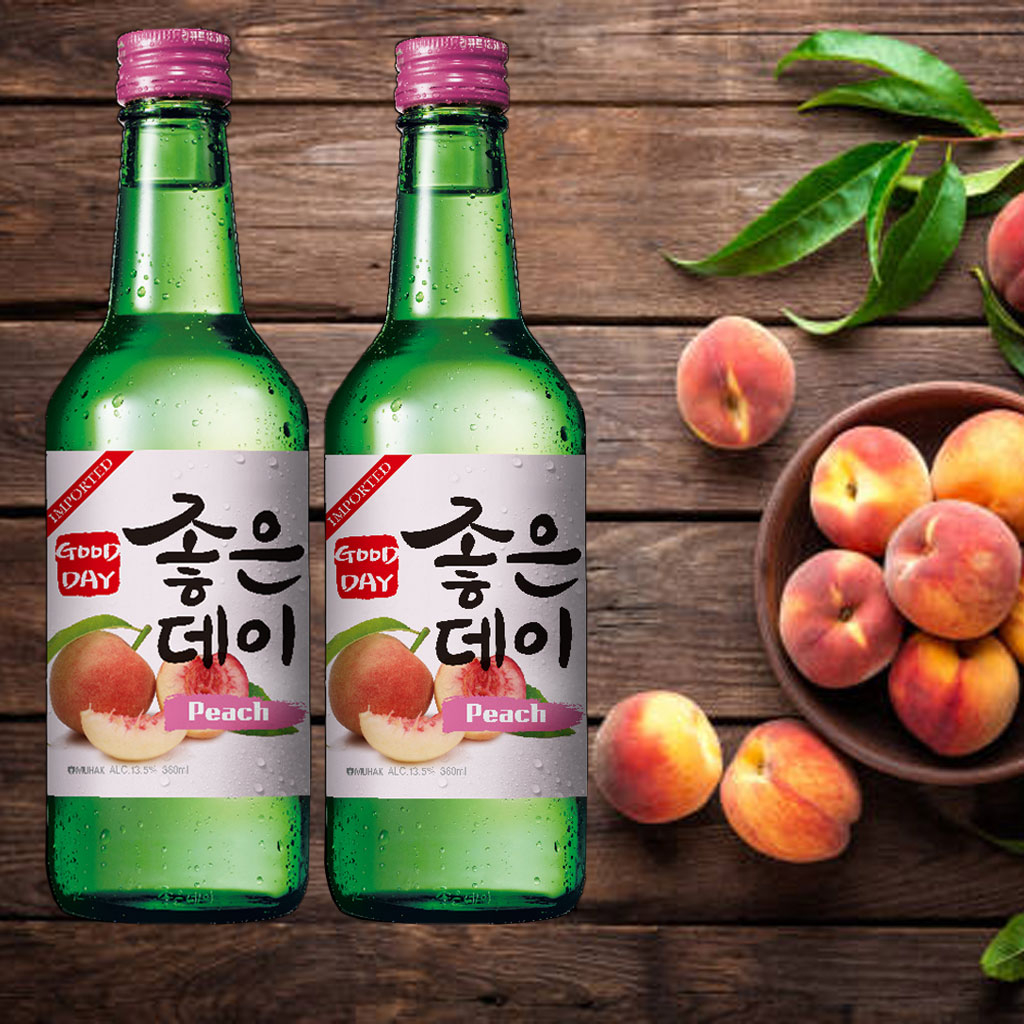 Rượu Soju Vị Đào Good Day 360ml