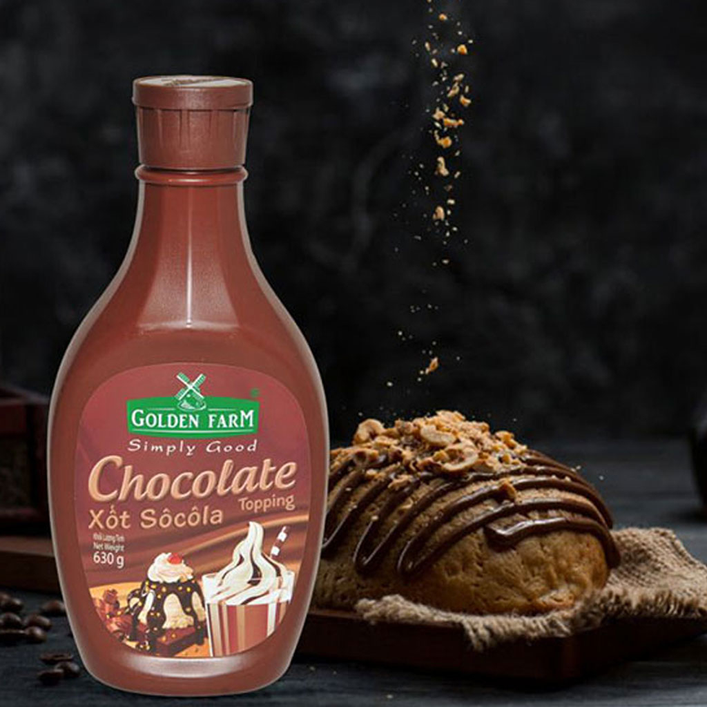 Sốt Sôcôla Golden Farm Chocolate Topping 630g