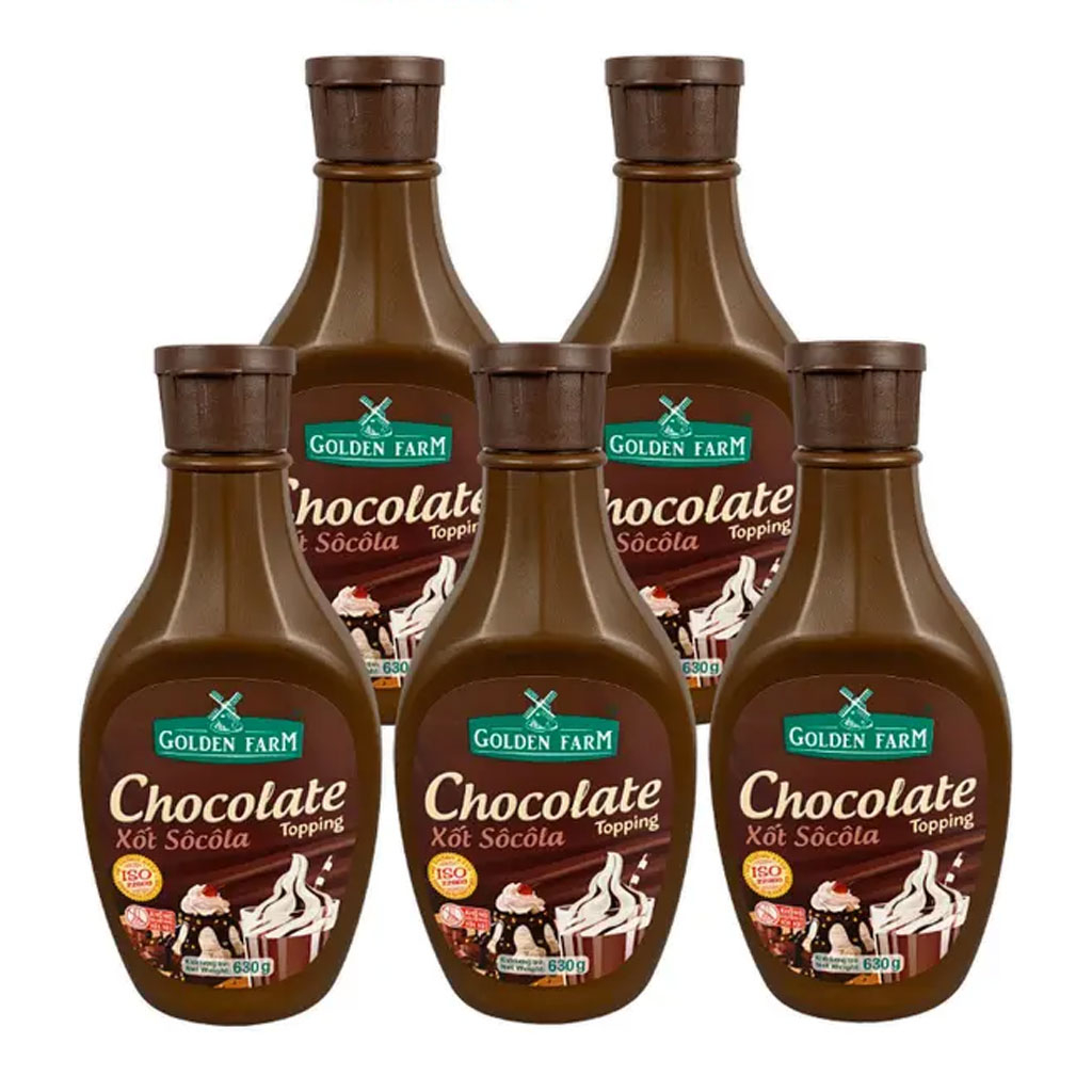 Sốt Sôcôla Golden Farm Chocolate Topping 630g