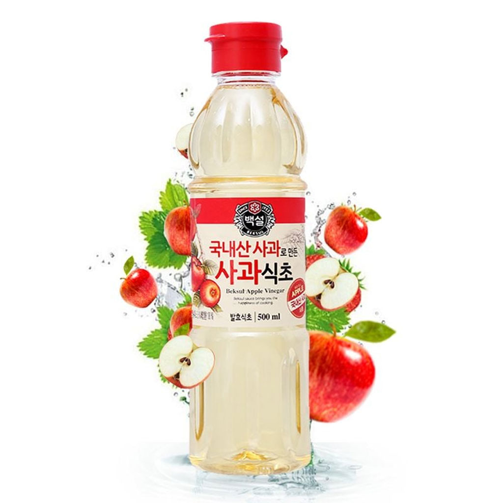 Giấm táo Beksul Hàn Quốc 500ml
