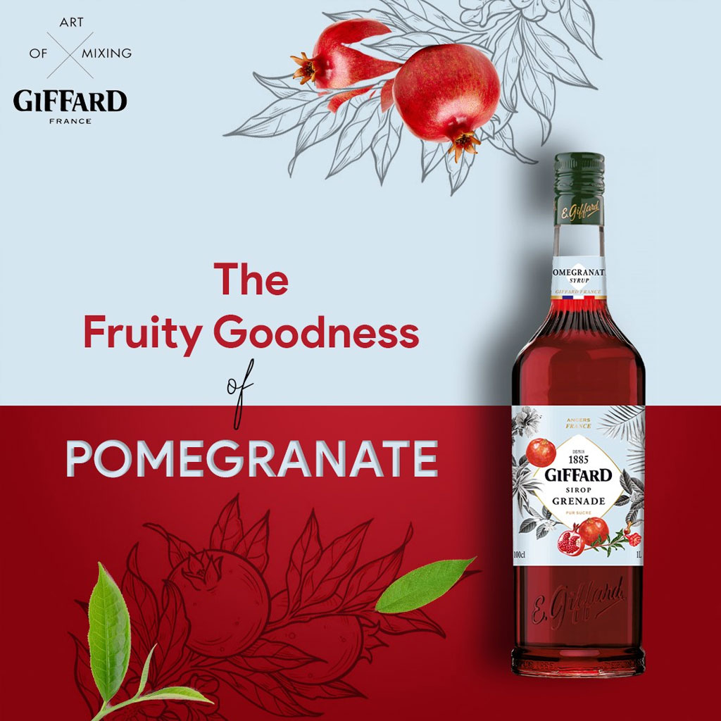 Sirô Lựu Giffard Pomogranate Syrup 1 lít