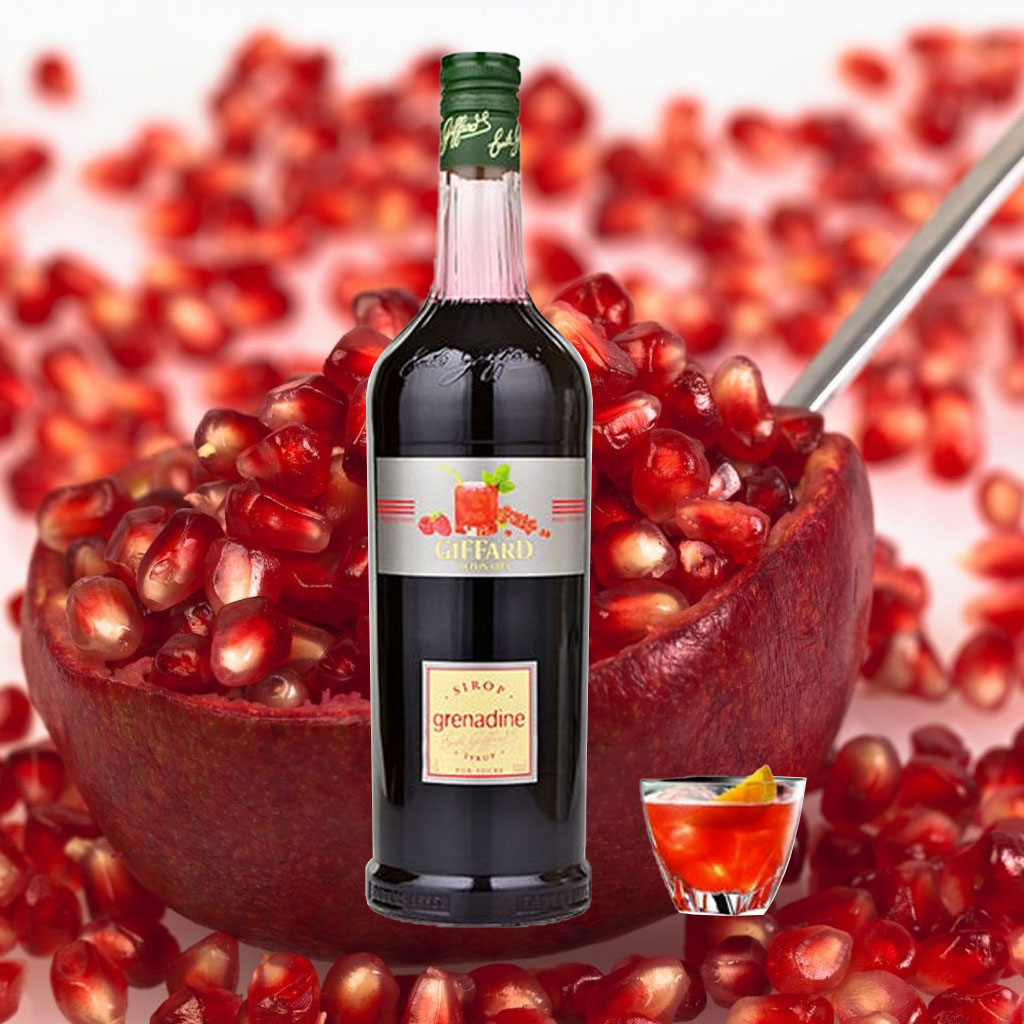 Sirô Lựu Giffard Pomogranate Syrup 1 lít