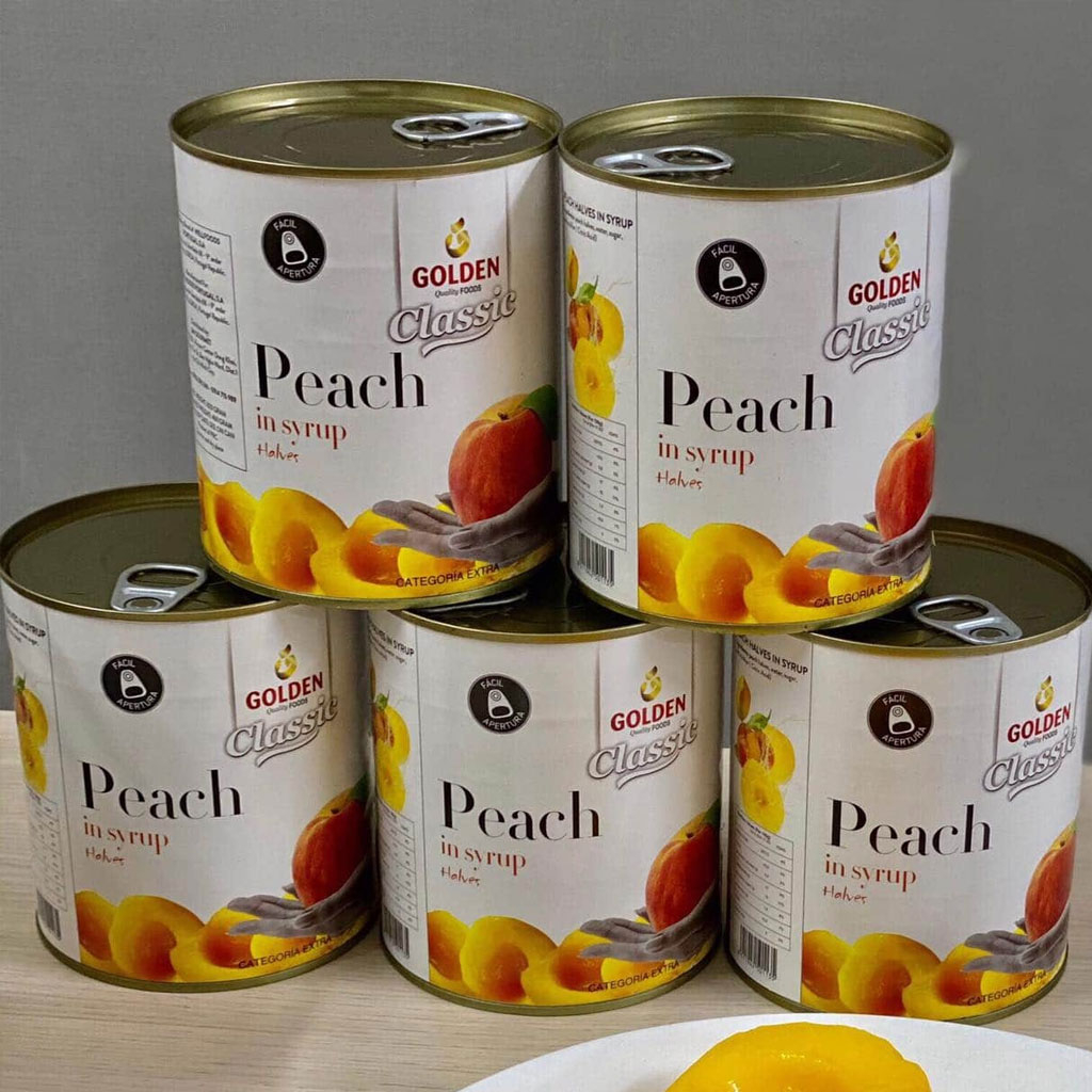 Đào Ngâm Golden Classic Peach in Syrup Halves 820gr