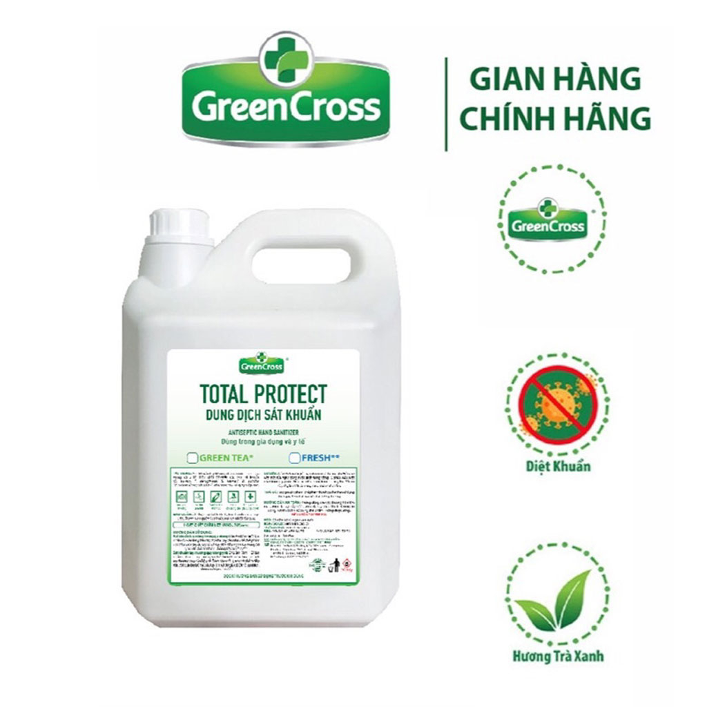 Dung dịch rửa tay Green Cross 5 lít