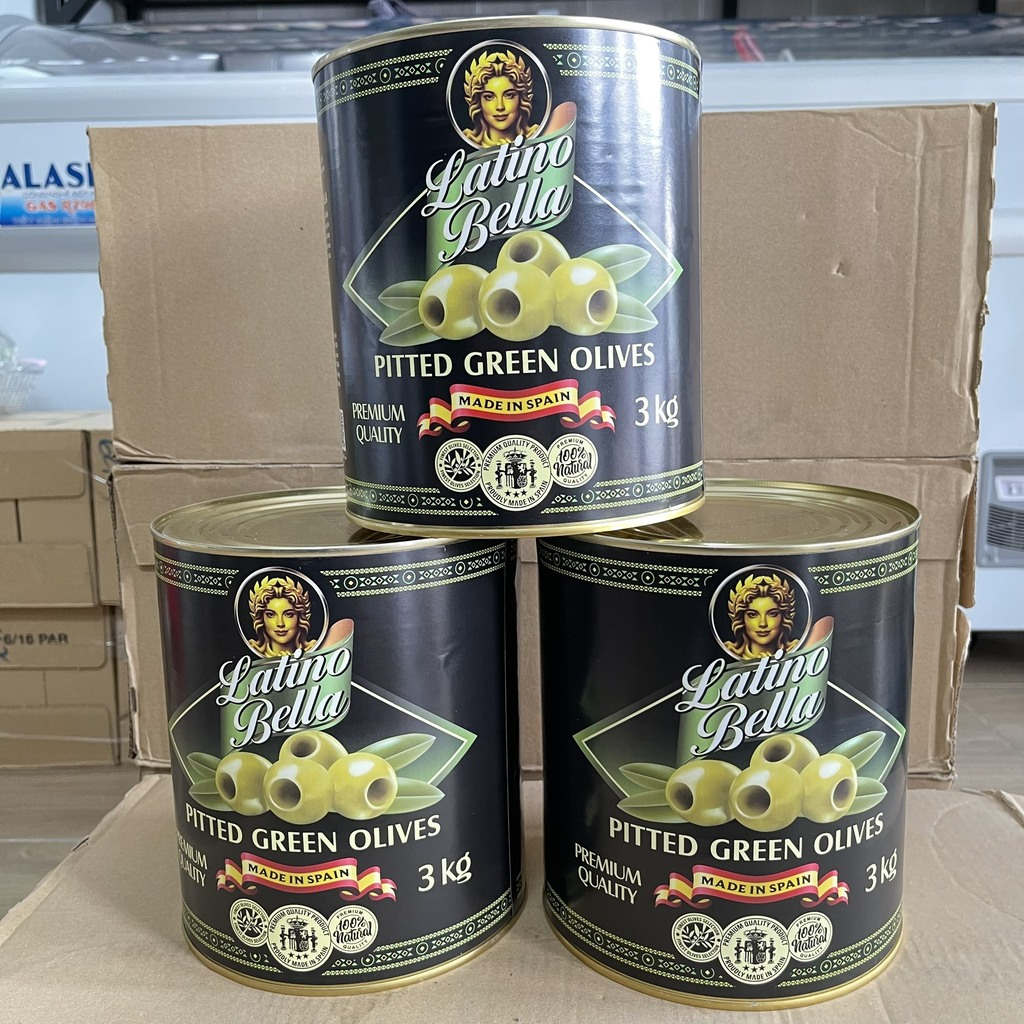 Quả Ô Liu Xanh Latino Bella Không Hạt 3kg F122172