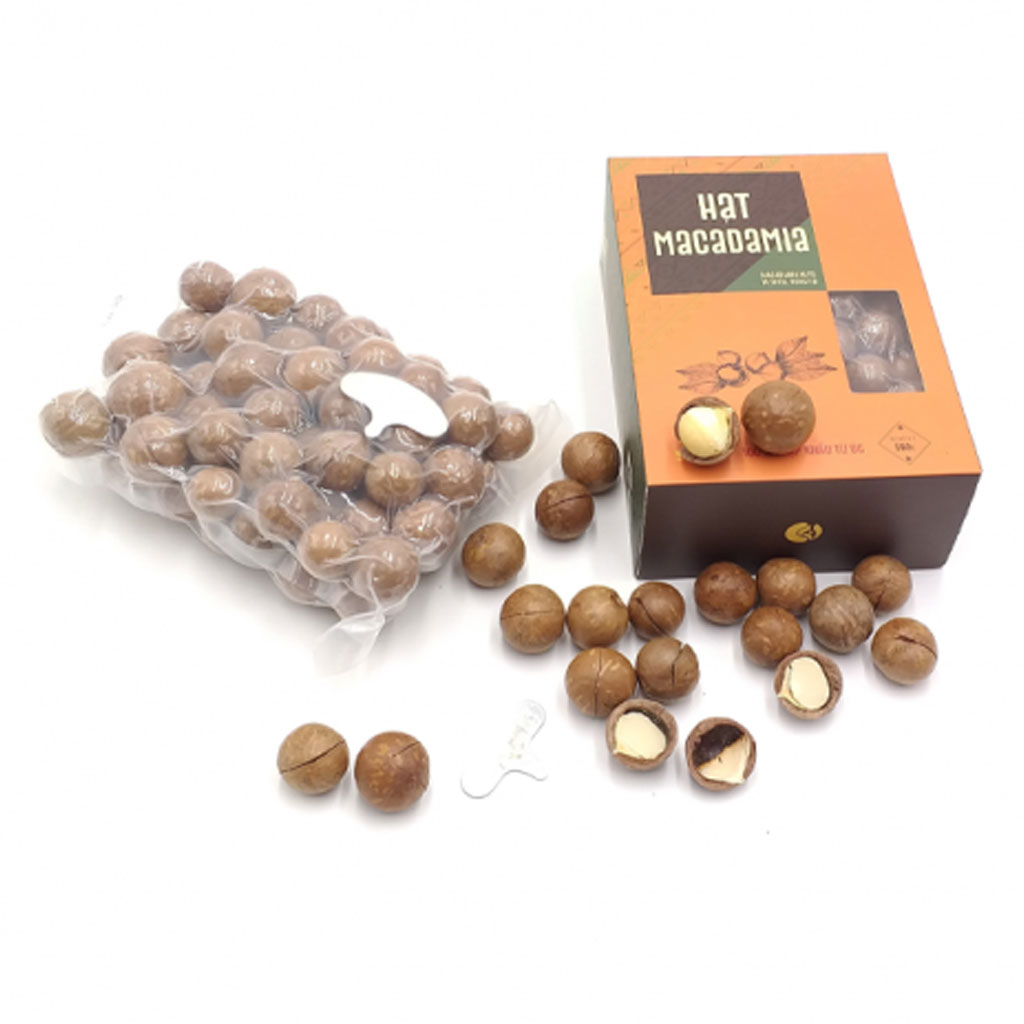 Hạt macca nguyên vỏ 500g