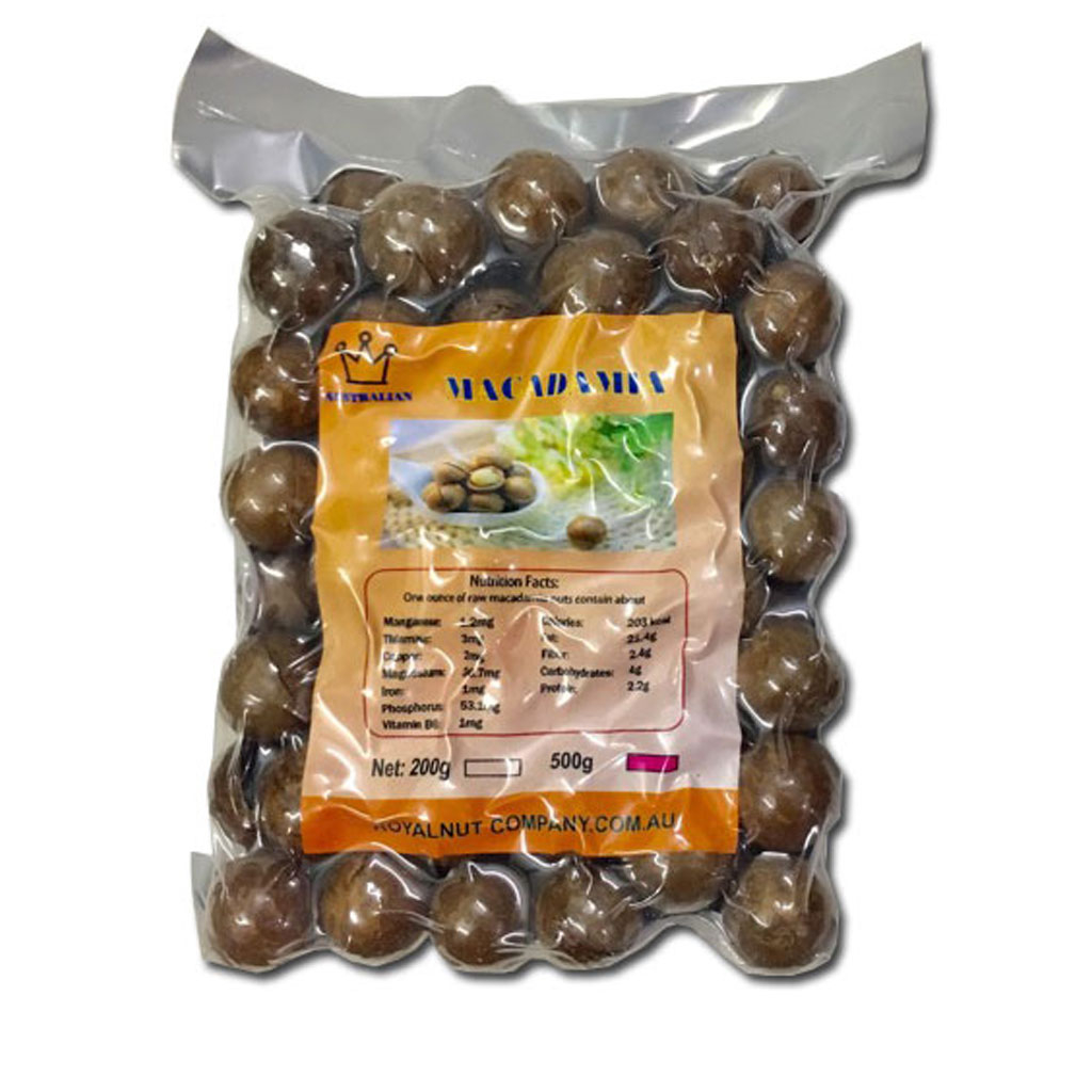 Hạt macca nguyên vỏ 500g