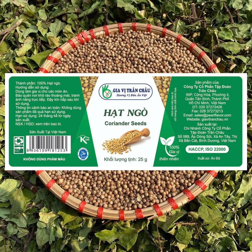 Hạt ngò gói 500gr