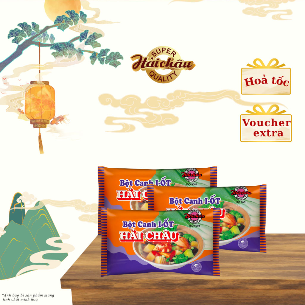 Bột canh i-ốt Hải Châu 190g