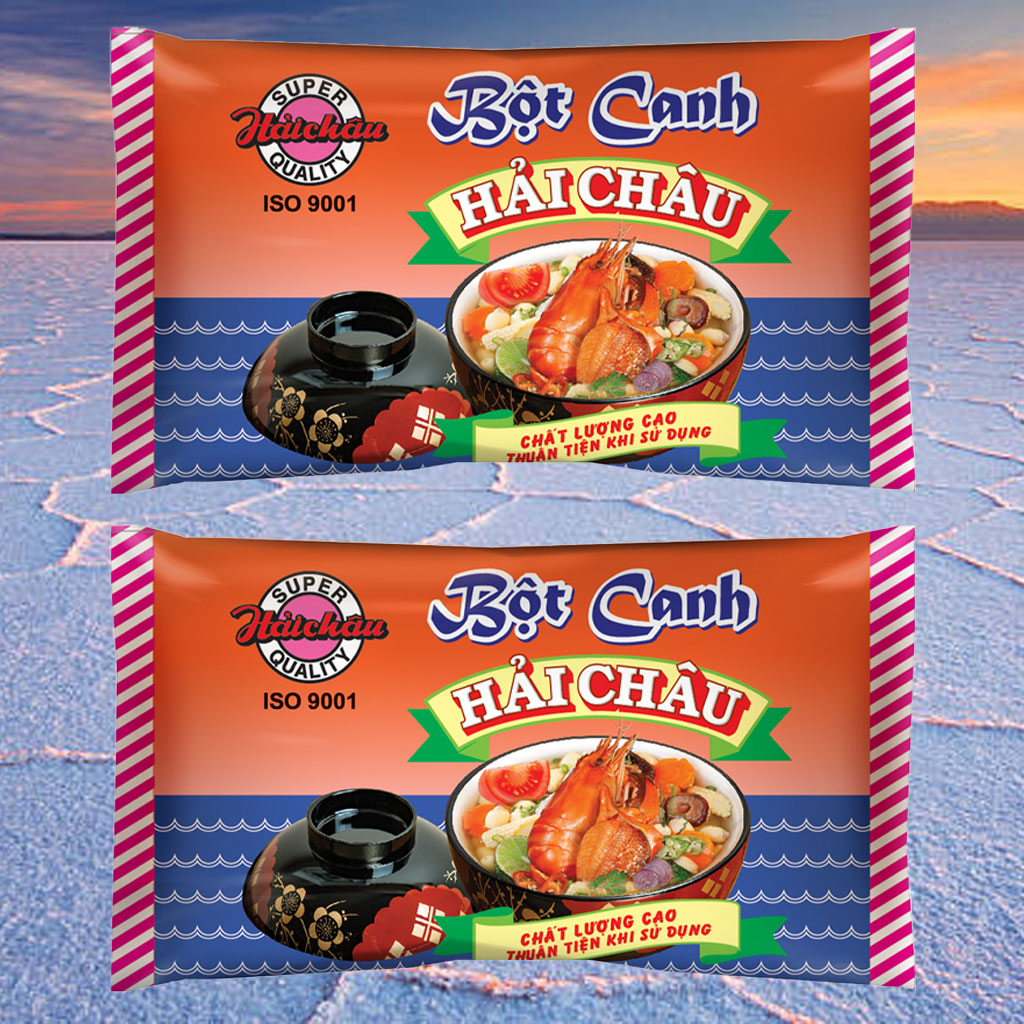 Bột canh không i-ốt Hải Châu 190g