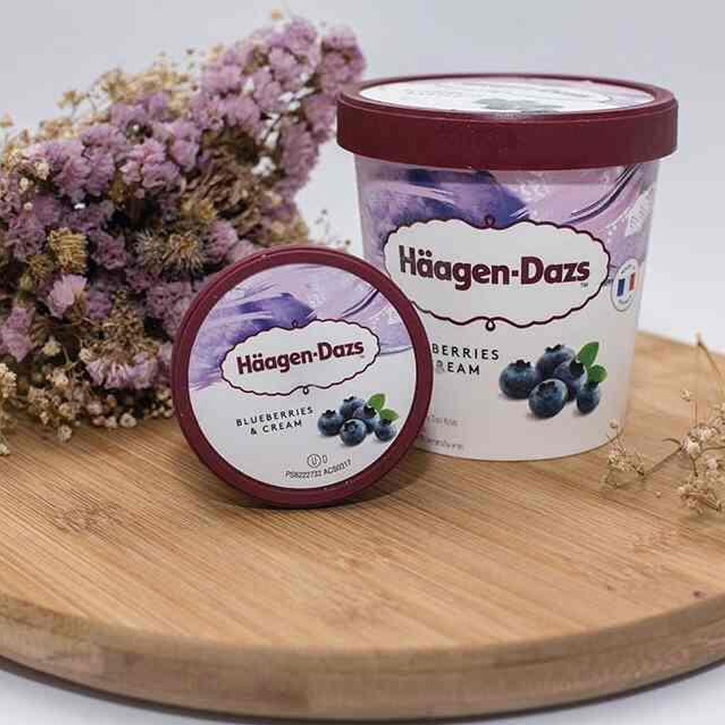Kem việt quất kem tươi Häagen-Dazs 100ml F122138