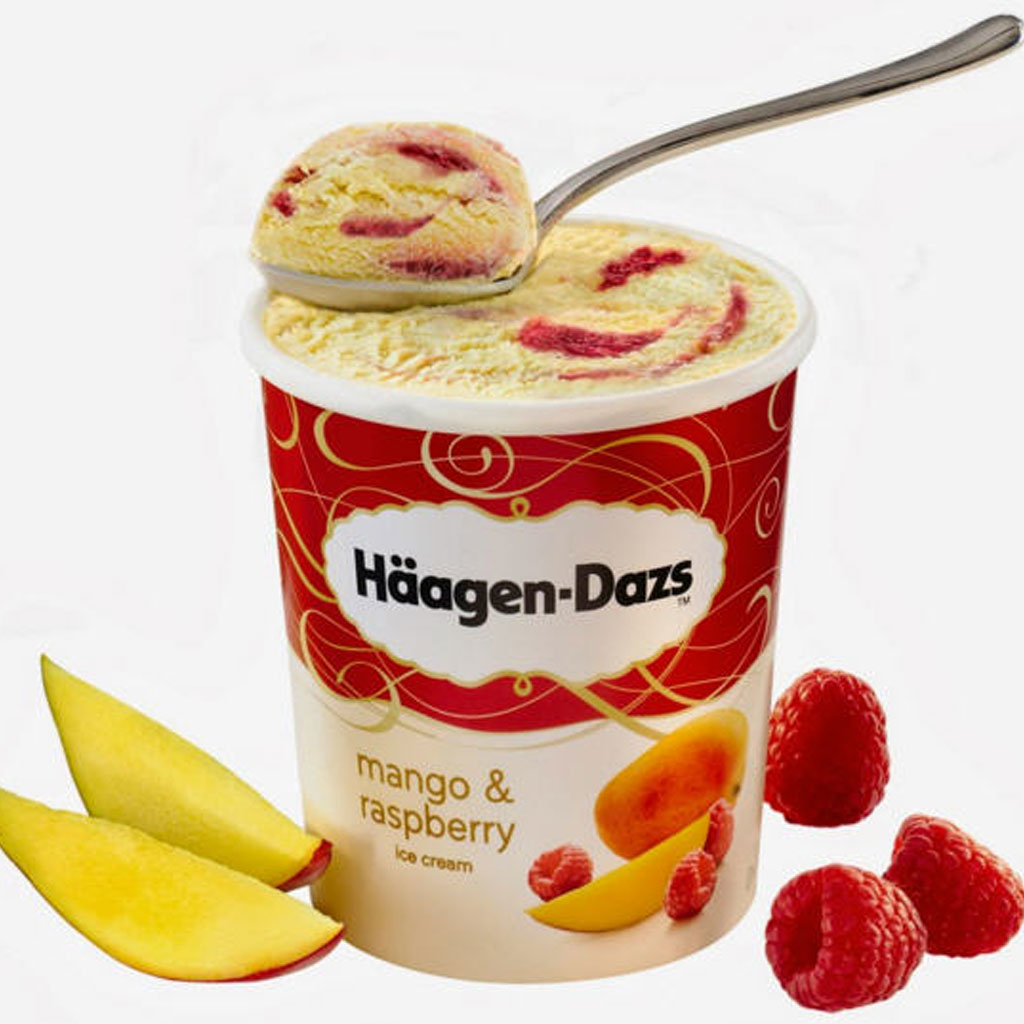 Kem Xoài & Phúc bồn tử Häagen-Dazs 100ml F122135