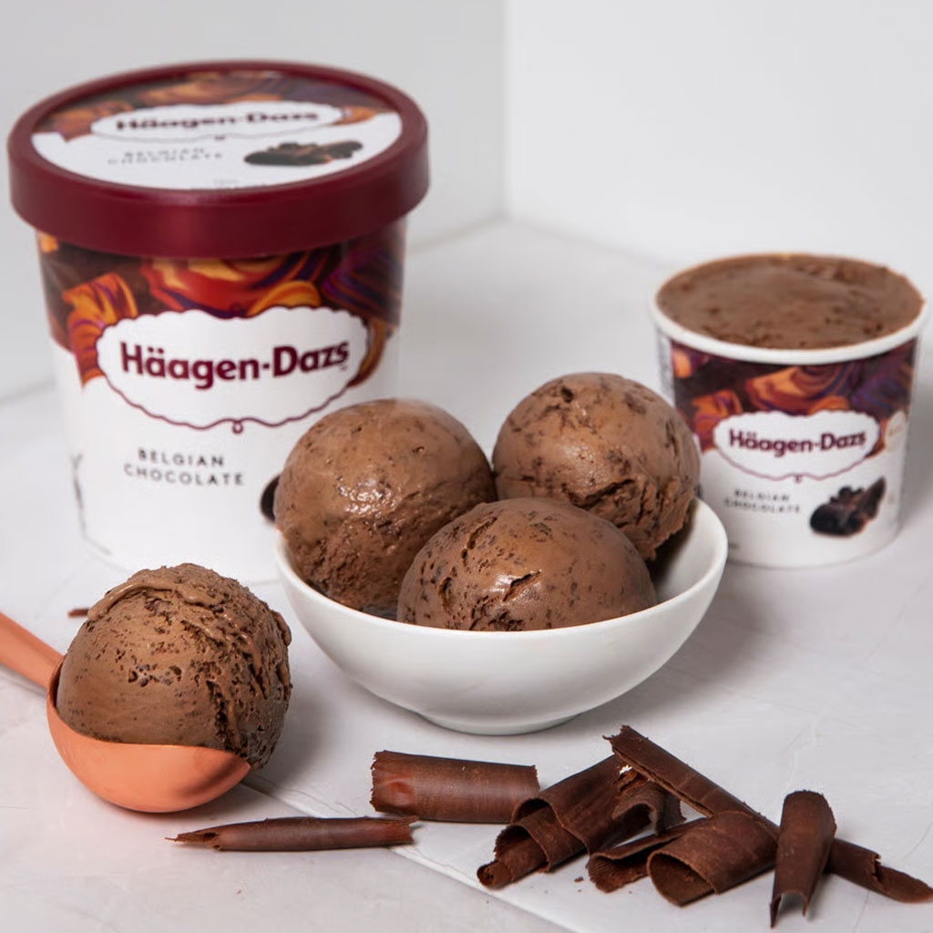 Kem sôcôla Bỉ Häagen-Dazs Belgian Chocolate 100ml F118928