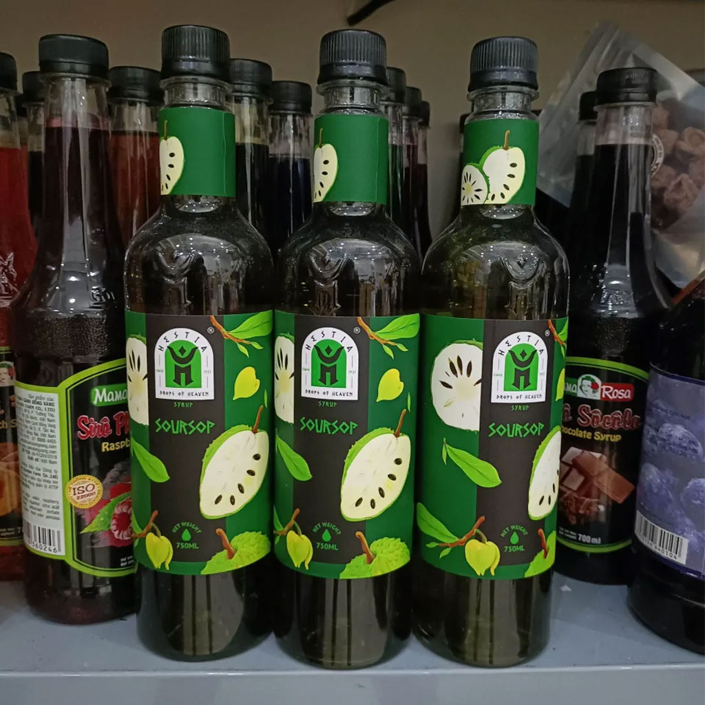 Sirô Mãng Cầu Hestia Soursop Syrup 750ml