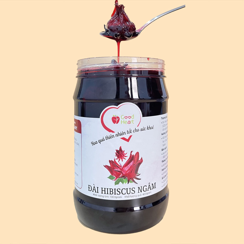 Mứt đài Hibiscus ngâm Good Heart 1kg