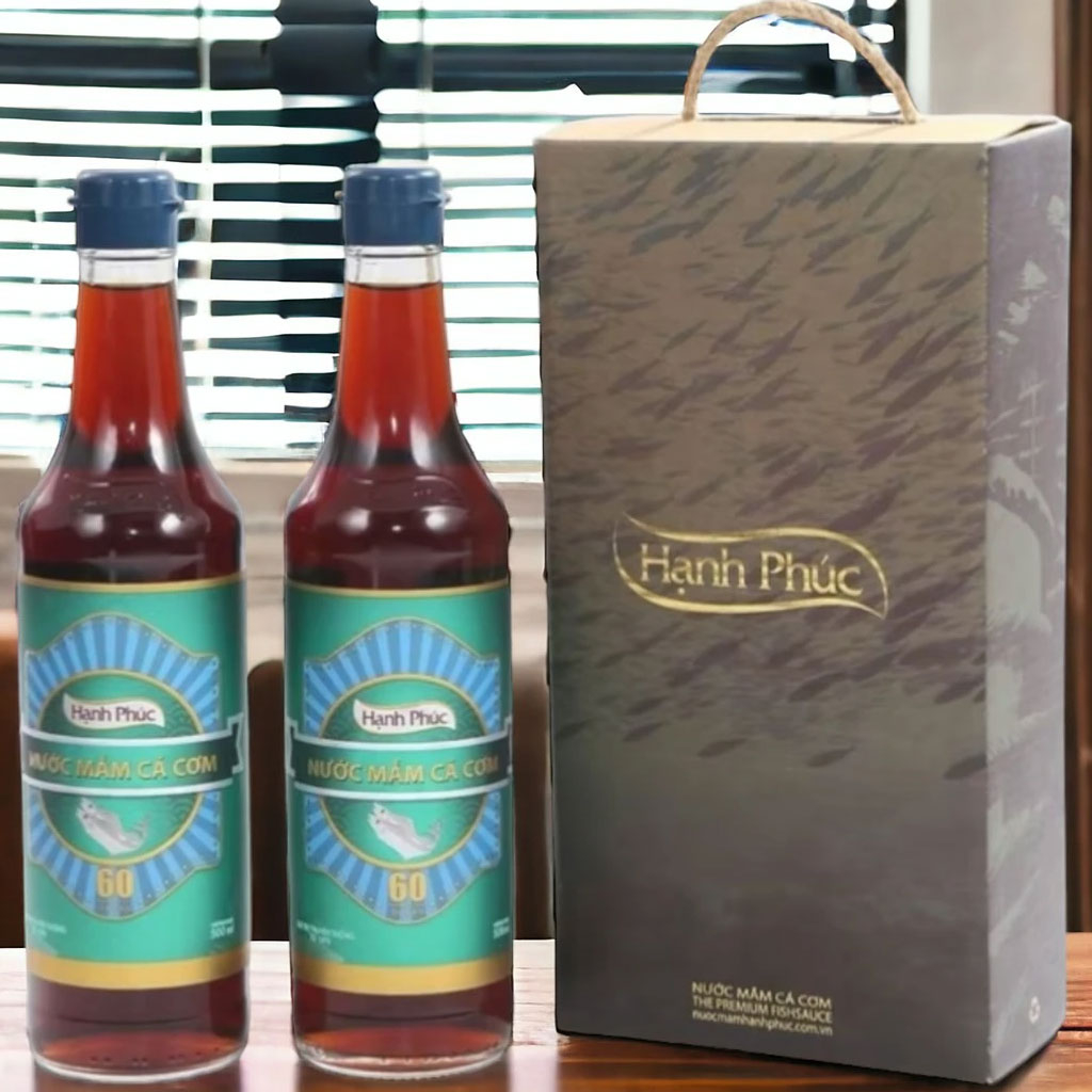 Nước mắm cá cơm Hạnh Phúc 60N chai 500ml