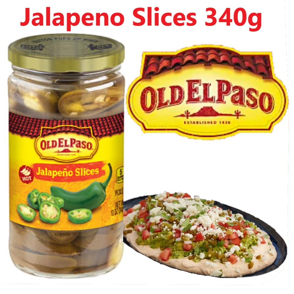 Ớt Cắt Lát Old ElPaso Jalapeno Slices 340g