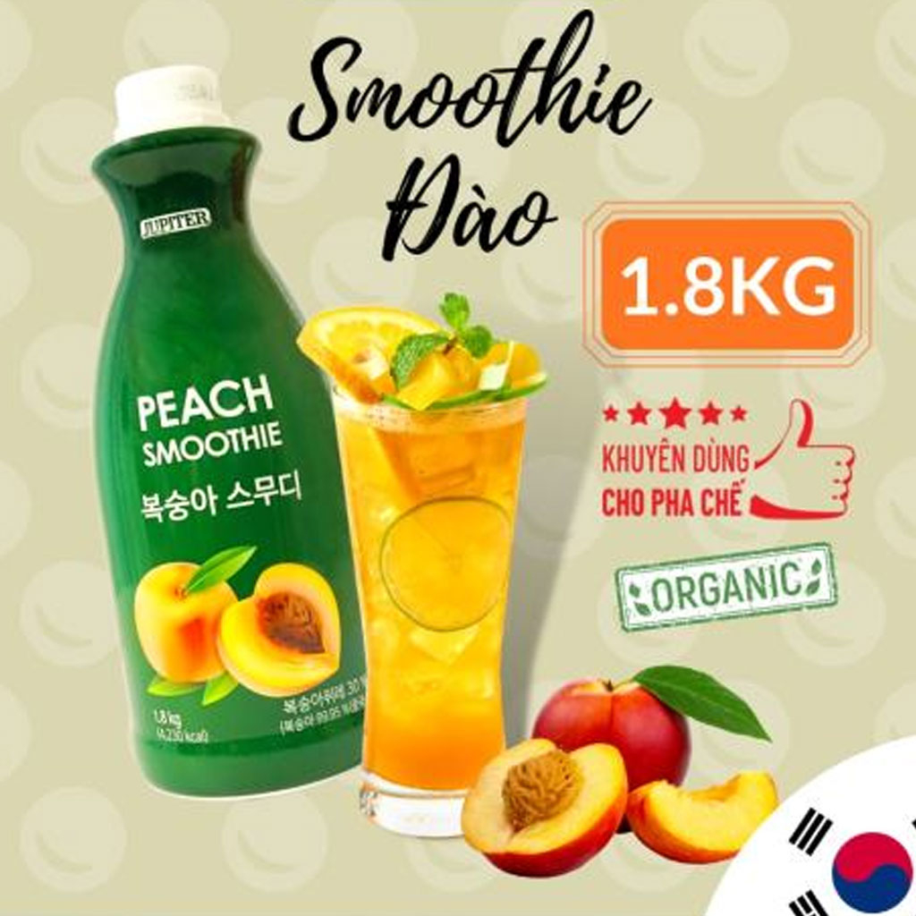 Sinh Tố Đào Jupiter Peach Smoothie 1,8 kg