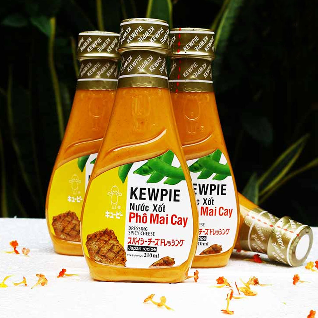 Nước sốt phô mai cay Kewpie 210 ml