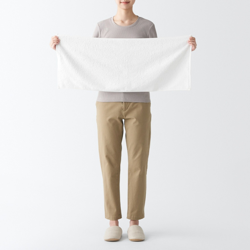Khăn lông trắng 35x85 - 90g