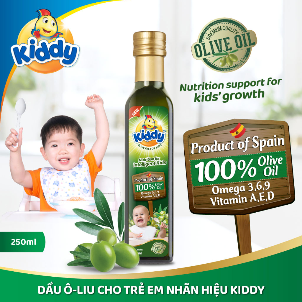 Dầu Olive Kiddy 250ml