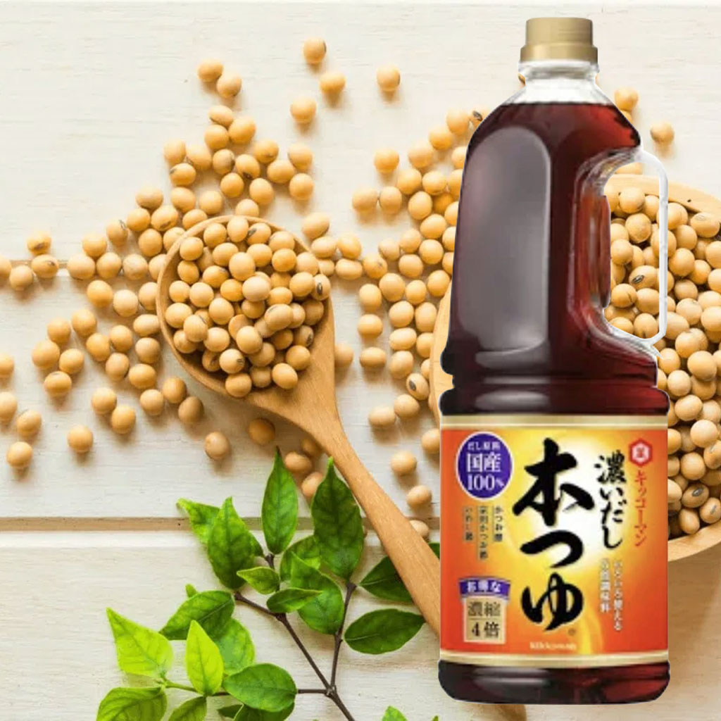 Nước tương cốt Kikkoman Hon Tsuyu 1.8 lít