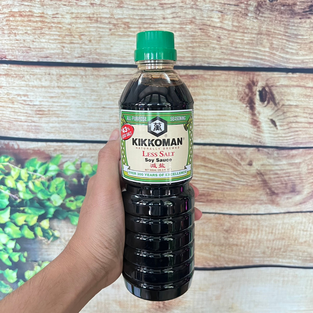 Nước Tương Ít Muối Kikkoman Less Salt Soy Sauce 600ml F101852