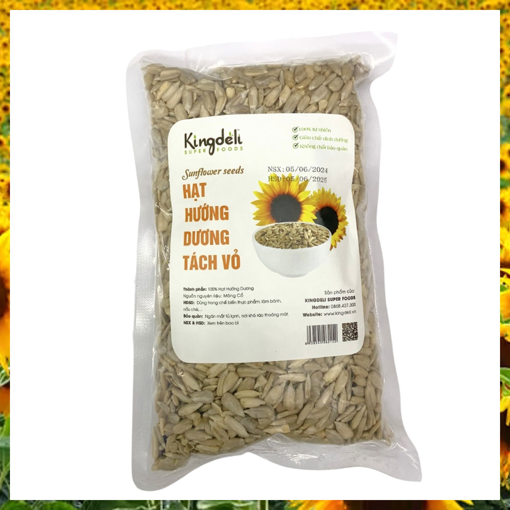 Hạt Hướng Dương Tách Vỏ Kingdeli