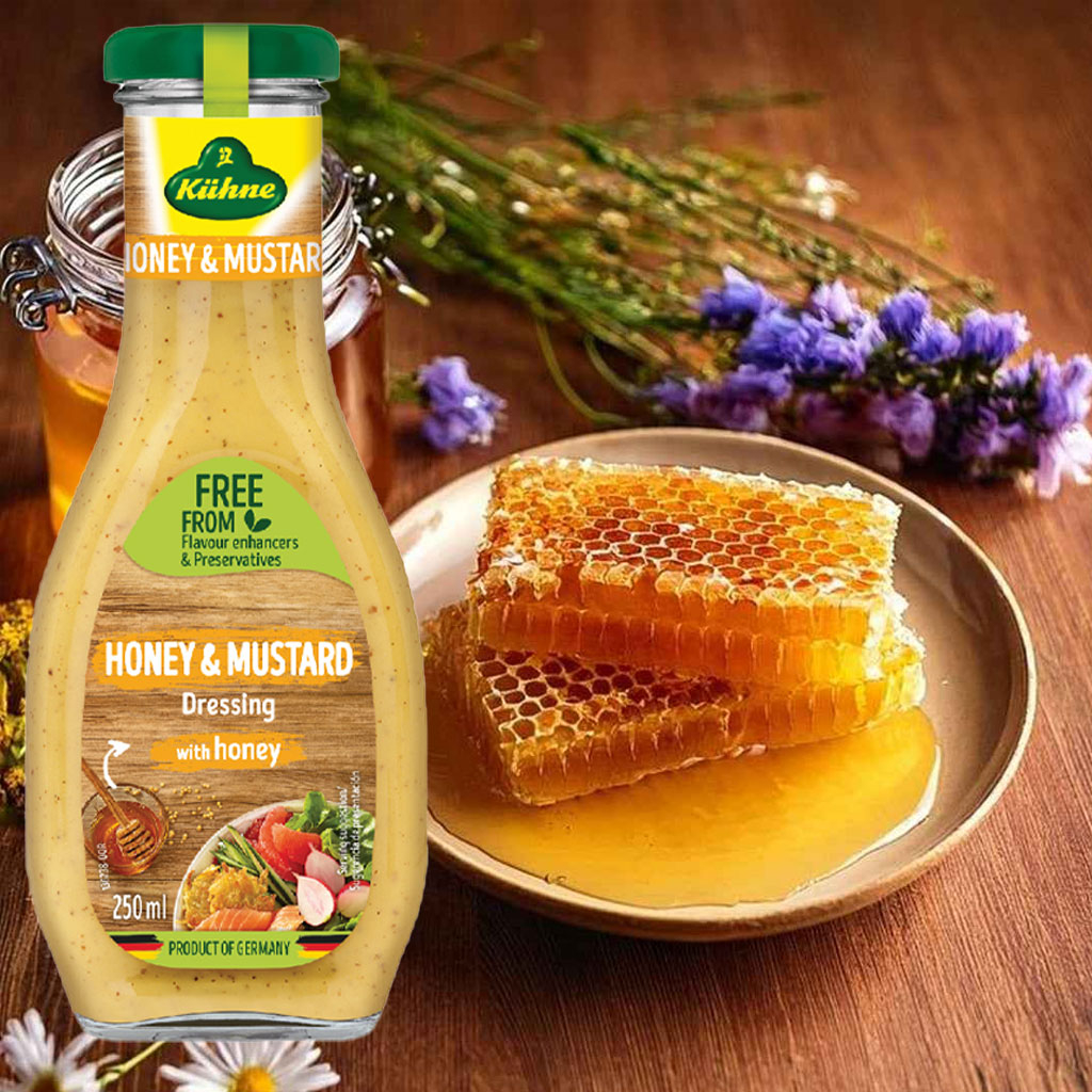 Sốt salad vị mật ong Kuehne Honey & Mustard 250ml F122462