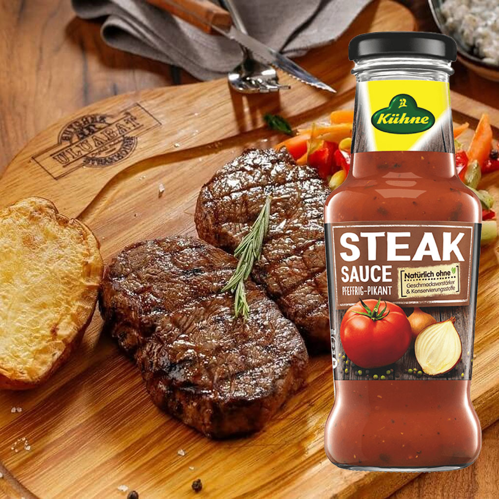Sốt Kuehne Steak Sauce Peppery Piquant 250ml F119862
