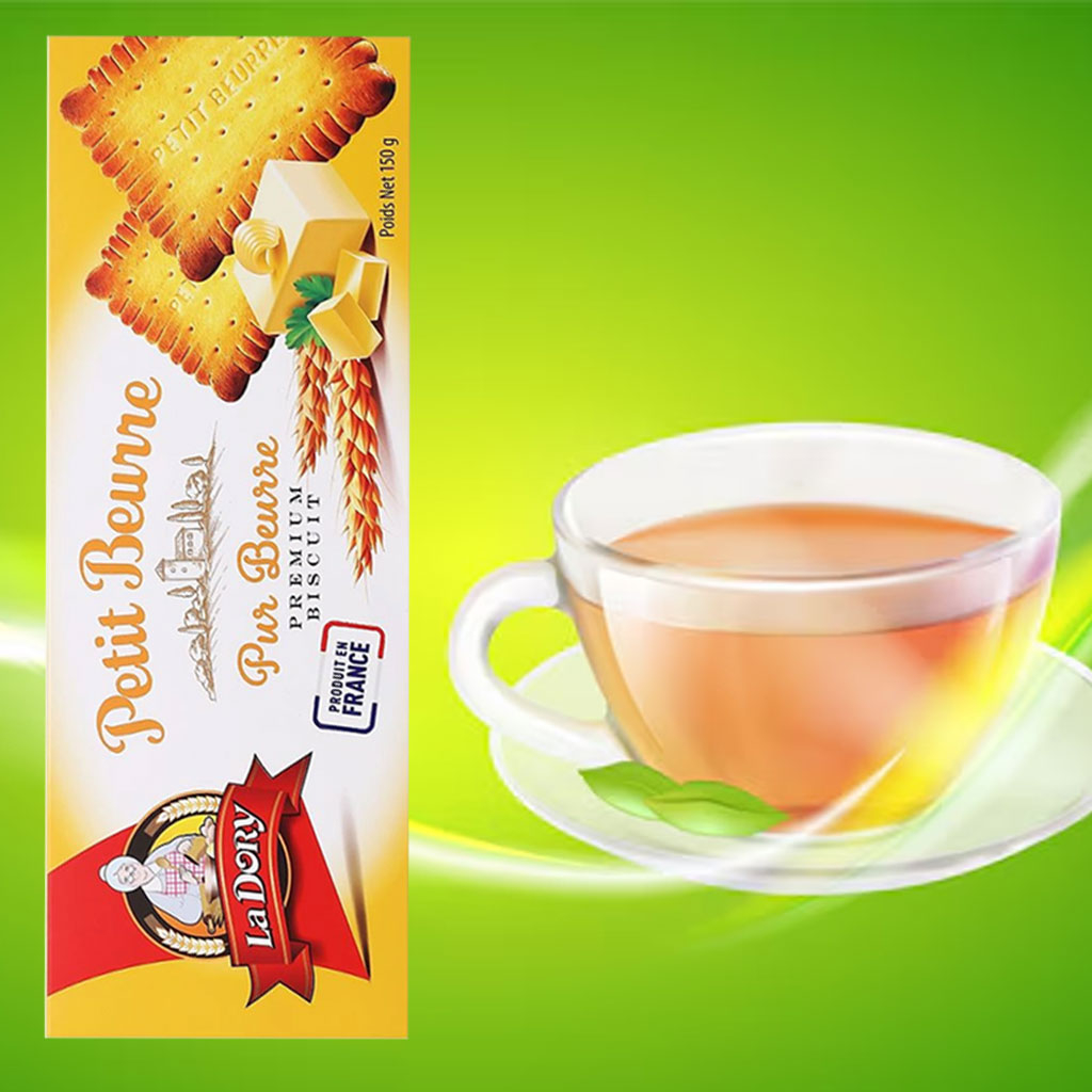 Bánh quy bơ La Dory Petit Beurre hộp 150g F122982