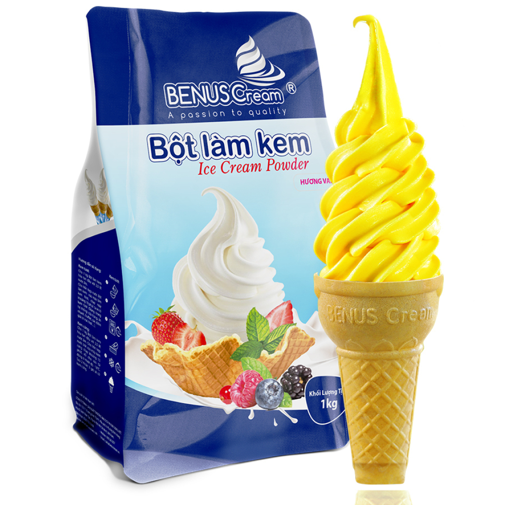 Bột Làm Kem Vị Vani BenusCream 1kg