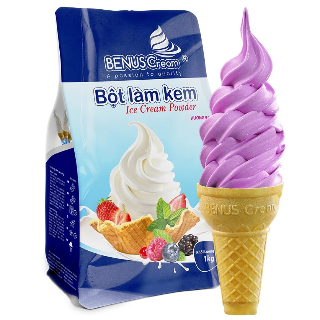 Bột Làm Kem Vị Vani BenusCream 1kg