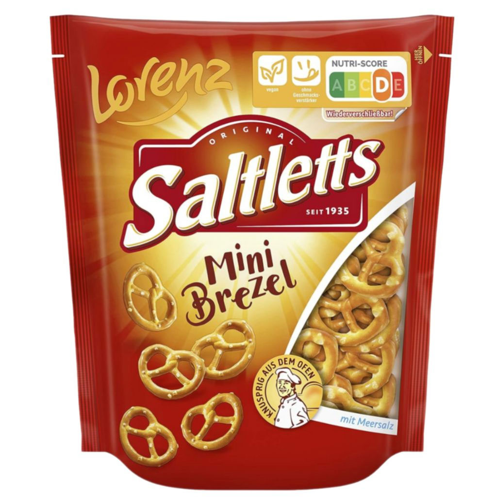 Bánh vòng xoắn Lorenz Saltletts Brezel 90g mã F122379