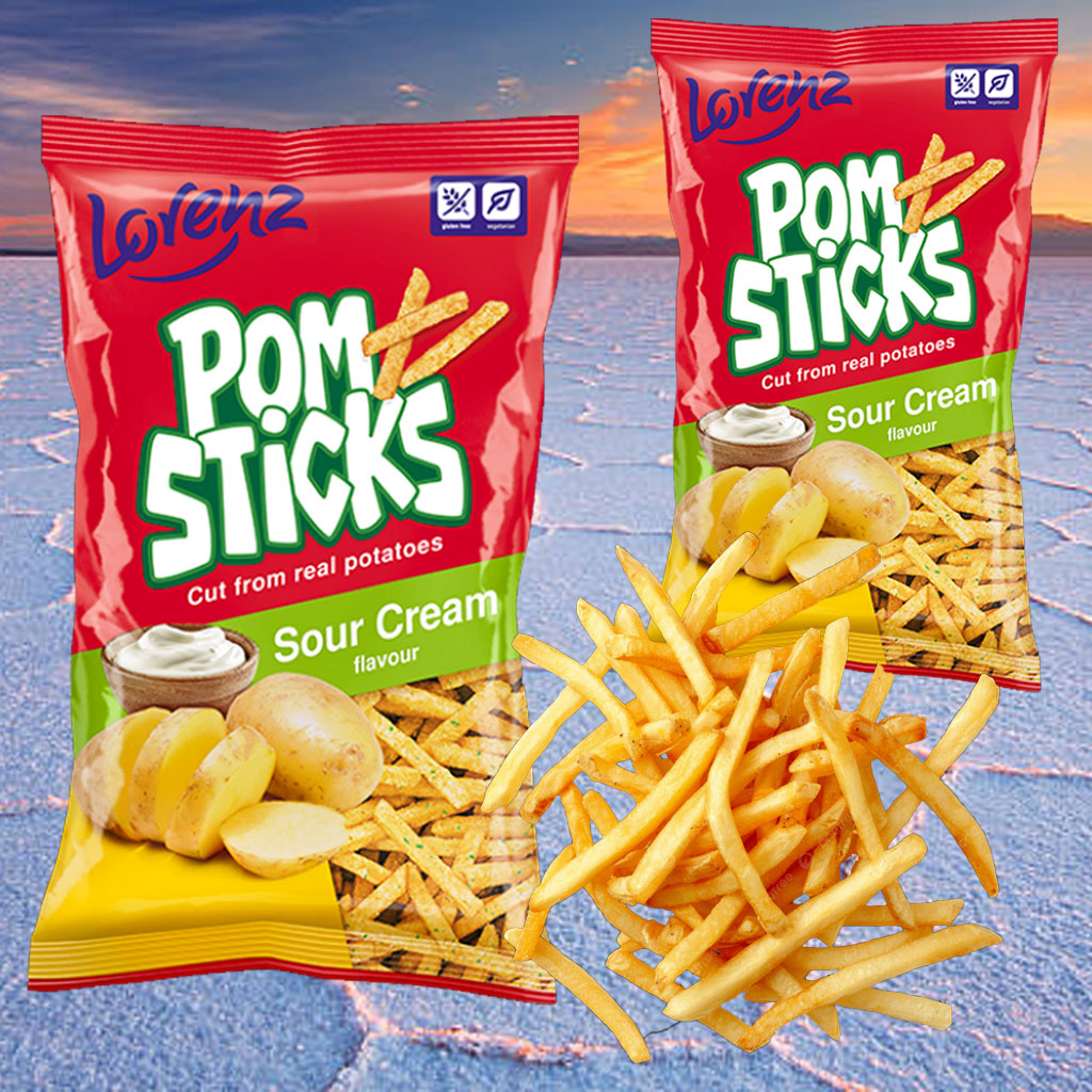 Khoai tây que chiên vị kem bơ Lorenz Pomsticks 100g F121910