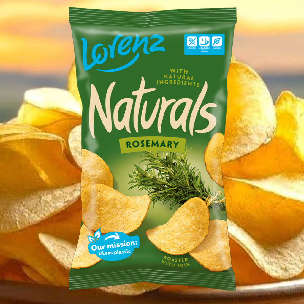 Khoai tây chiên vị lá hương thảo Lorenz Naturals 100g F121907