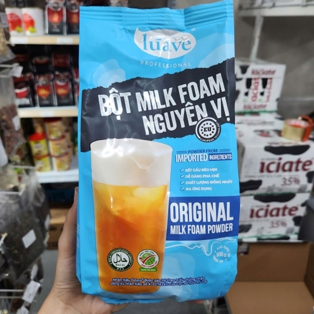 Bột Milk Foam Nguyên Vị Lúave 500g