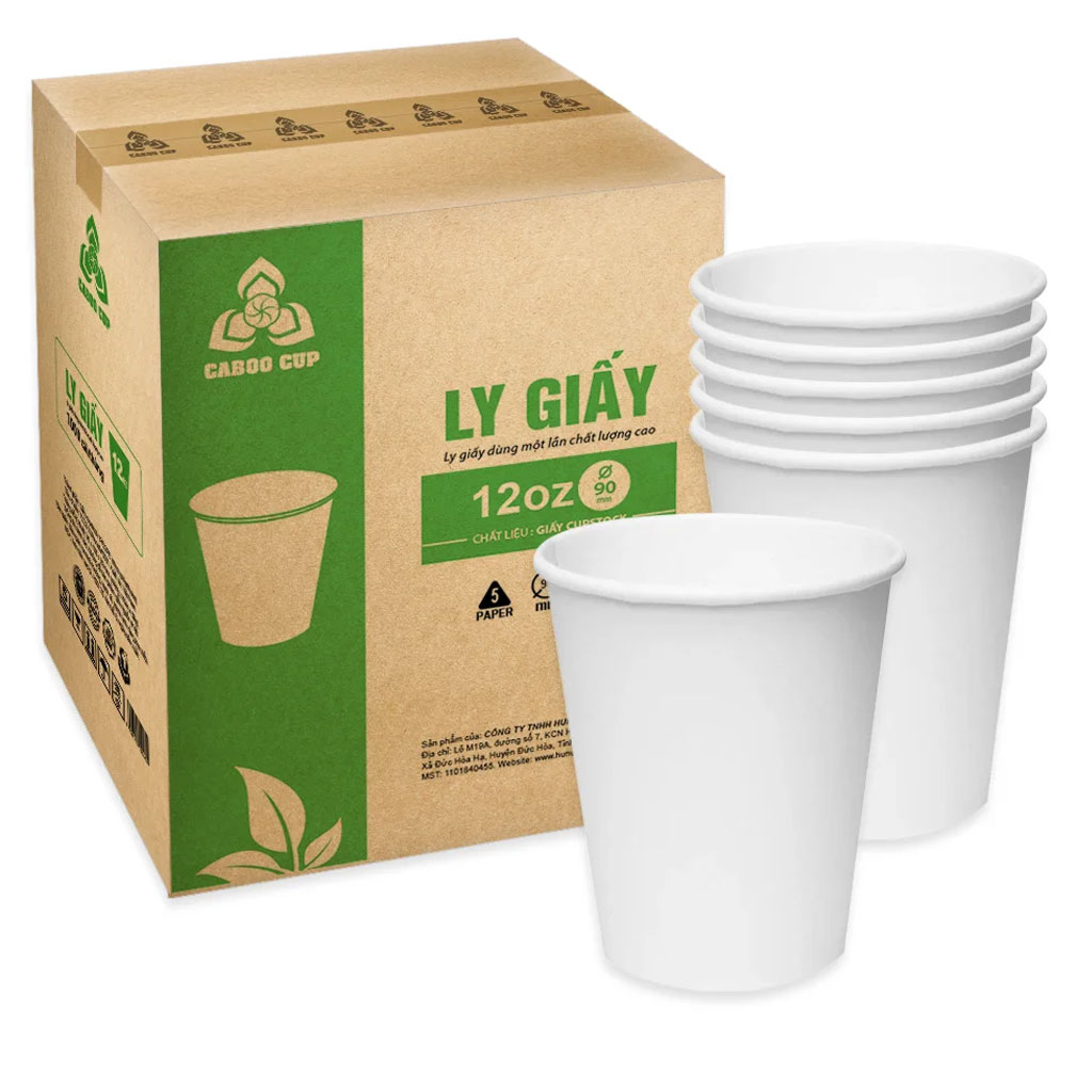 Ly giấy 12oz cây 50 ly