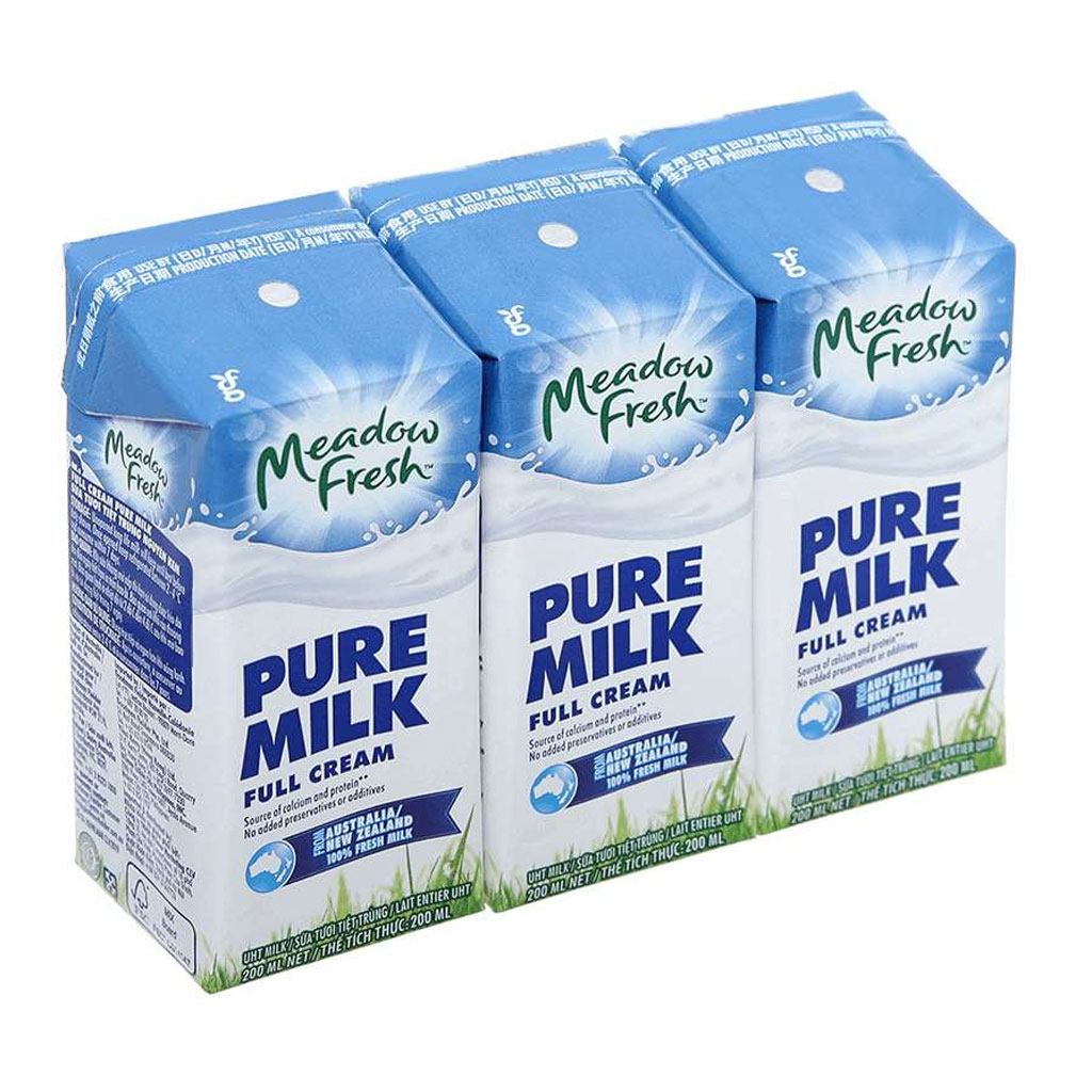 Sữa tươi tiệt trùng nguyên kem Meadow Fresh 200ml