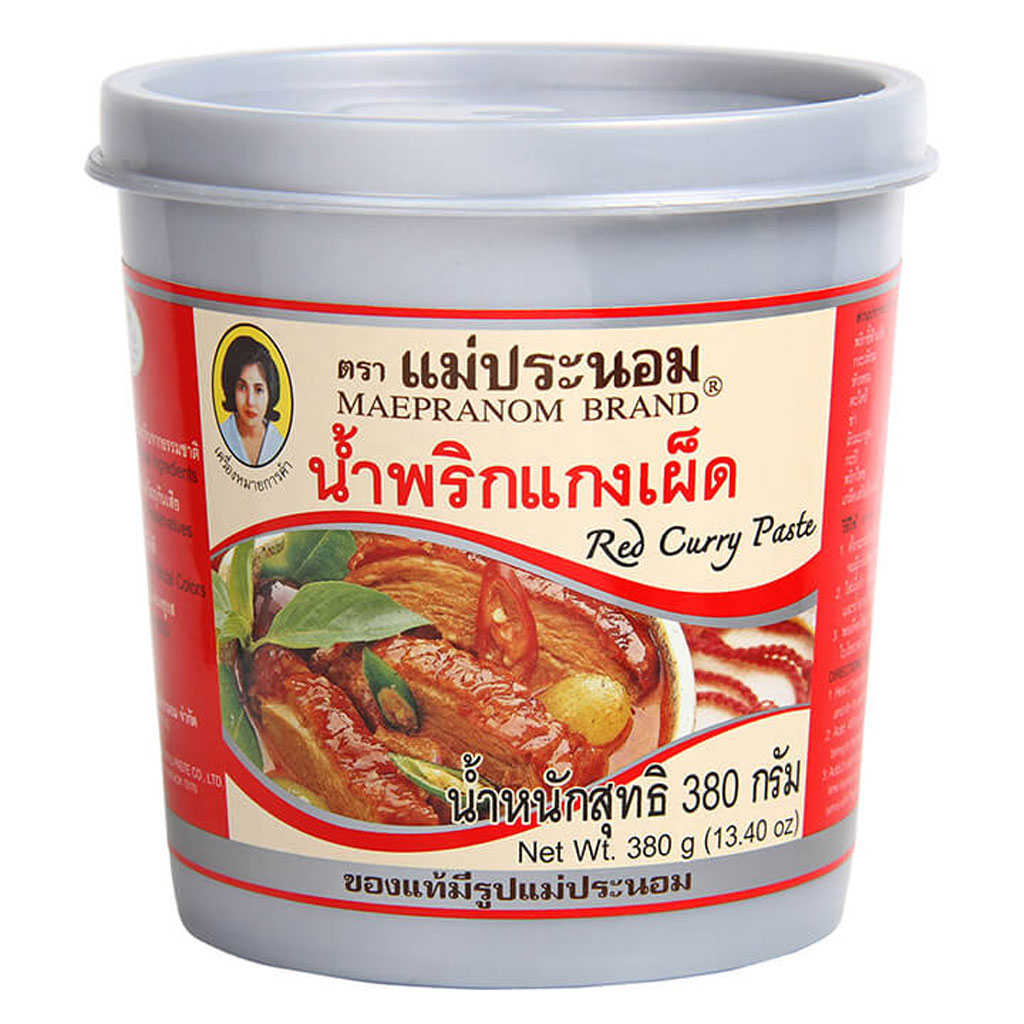 Cà ri đỏ Thái MaePranom Red Curry Paste 380g