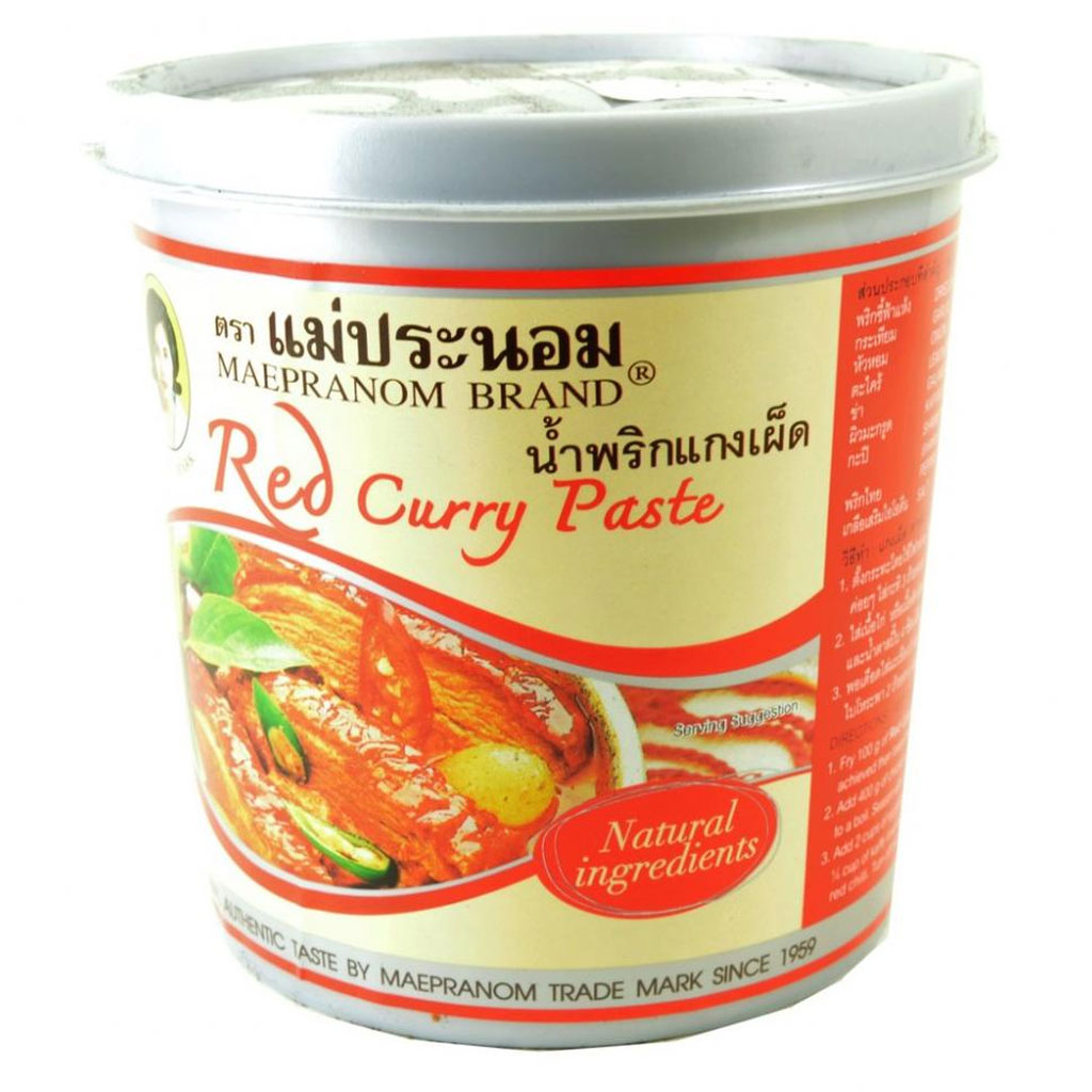 Cà ri đỏ Thái MaePranom Red Curry Paste 380g