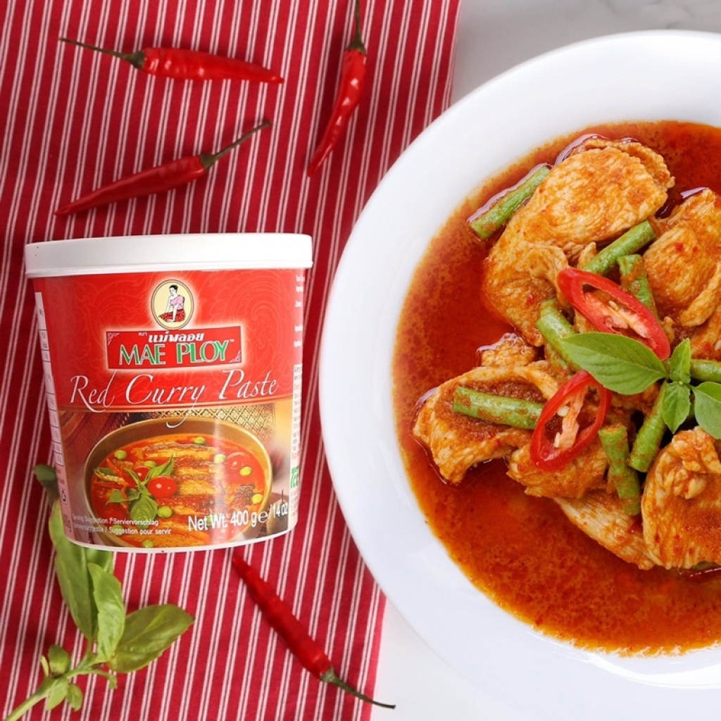 Cà ri đỏ Thái Mae Ploy Red Curry Paste 380g
