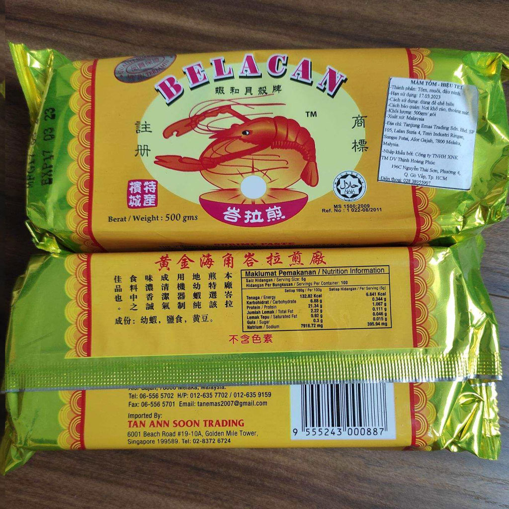 Mắm Tôm Belacan 500g