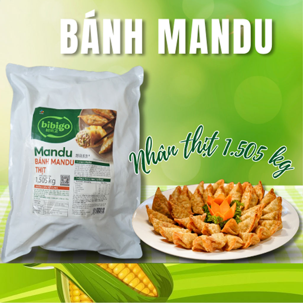 Bánh Xếp Nhân Thịt Mandu Bibigo CJ 1505 gr