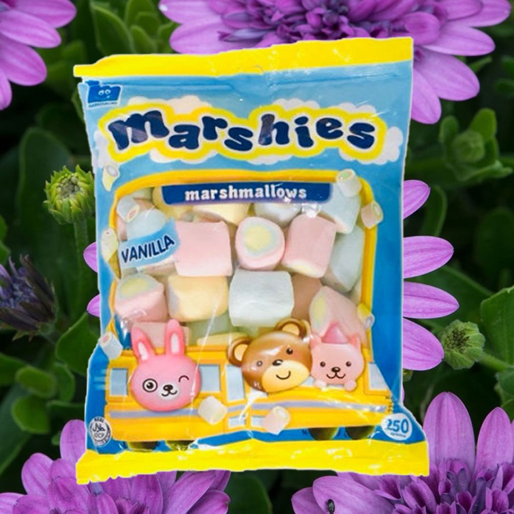Kẹo xốp Marshies Marshmallow Vanilla 250g