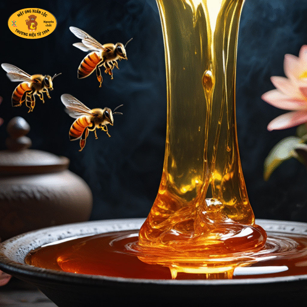Mật ong Xuân Lộc can 4 lít
