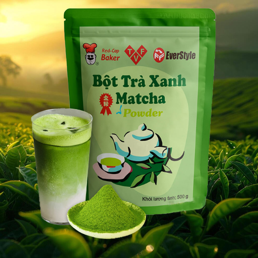 Bột trà xanh matcha Đài Loan 500gr