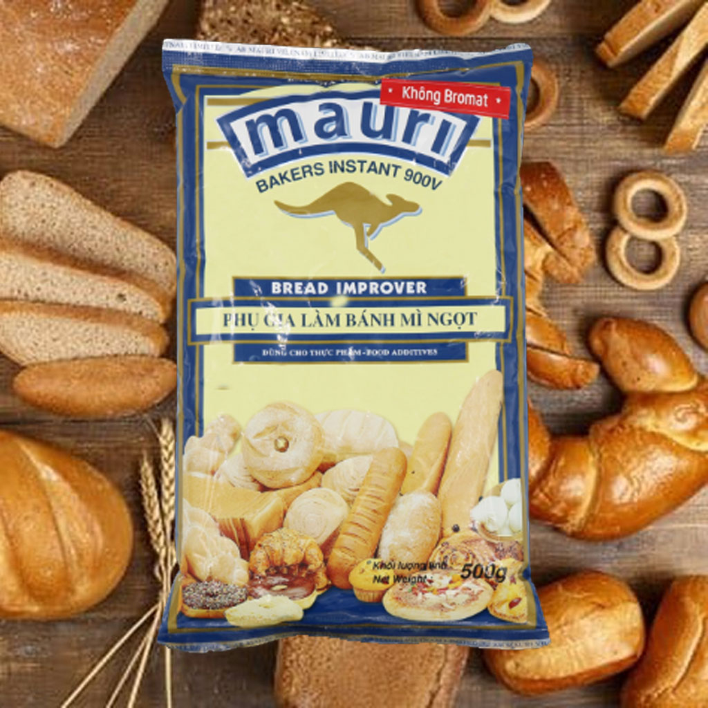 Phụ Gia Làm Bánh Mì Ngọt Mauri Bakers Instant 500g